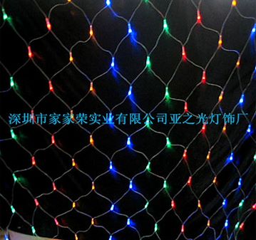 可连接可闪2m*1m单头LED网灯176LED